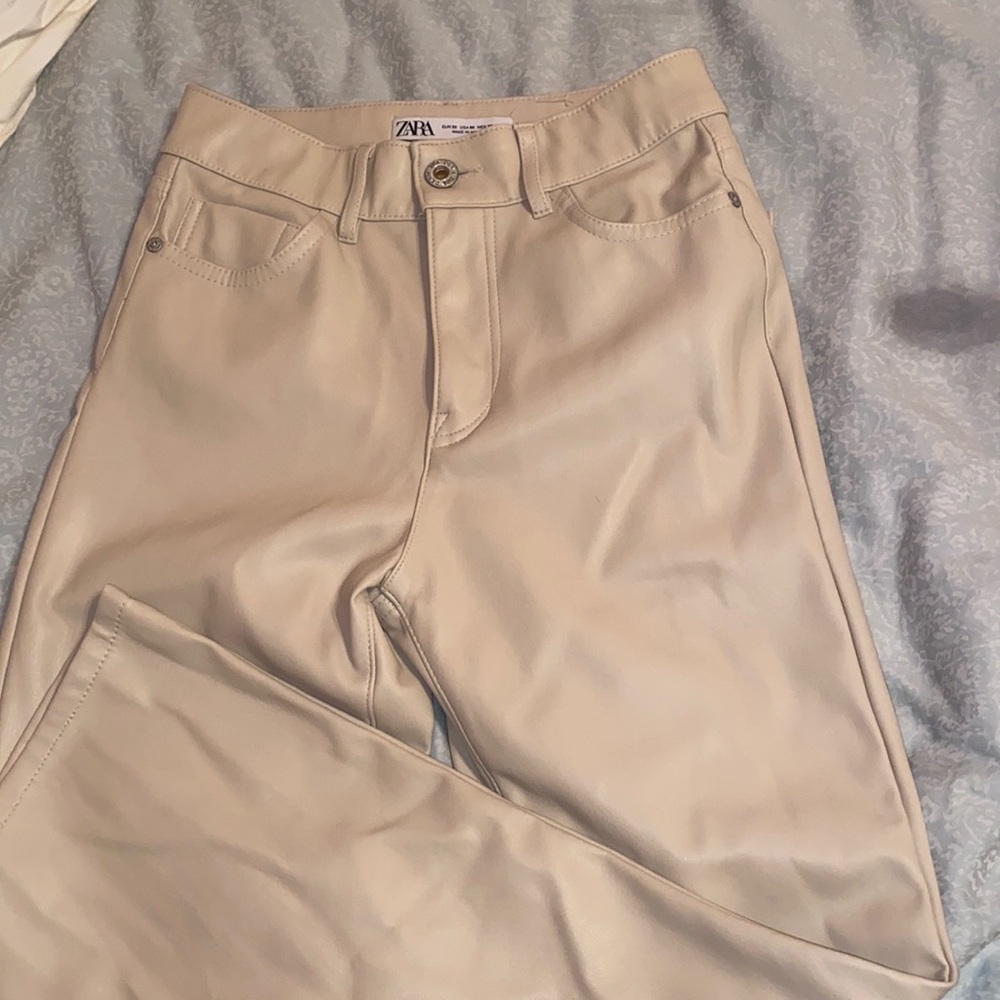 Zara leather pants